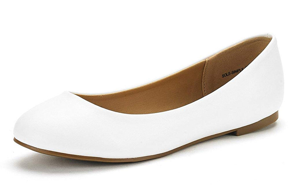 DREAM PAIRS Women's Sole Simple Ballerina Walking Flats Shoes
