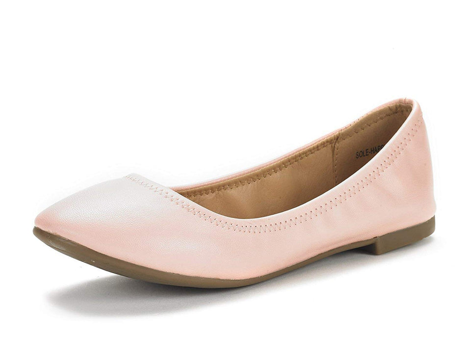DREAM PAIRS Women's Sole Happy Ballerina Walking Flats Shoes