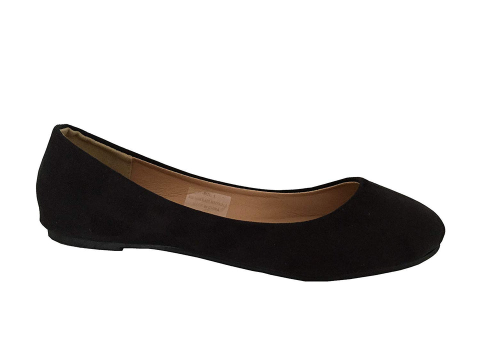 Shoes 18 Womens Classic Round Toe Ballerina Ballet Flat Shoes